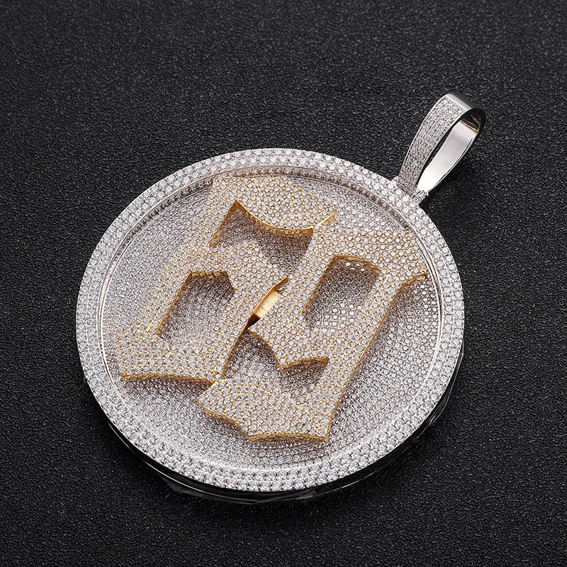 Custom | "69" Rotatable Large Turntable Solid Pendant