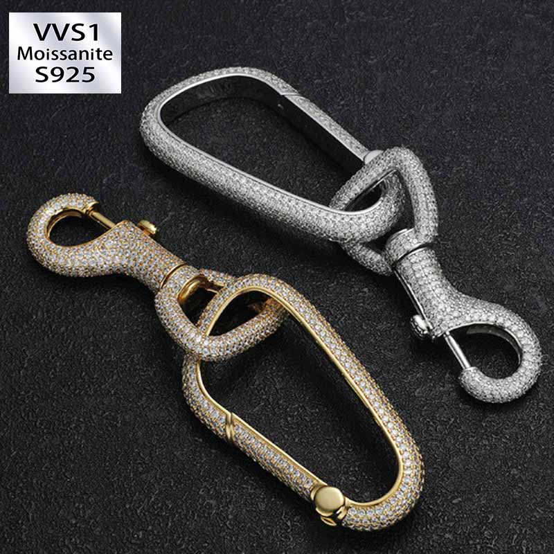 Moissanite Hip-Hop Creative Keychain
