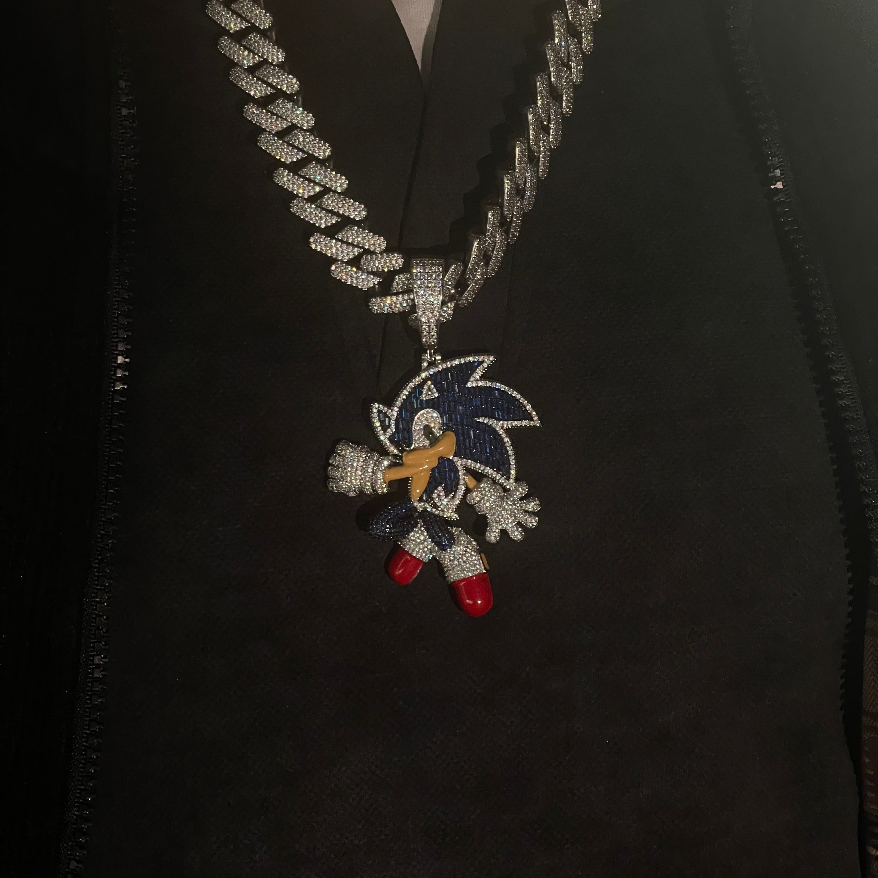 Street Style | Iced Out Backpack Pendant