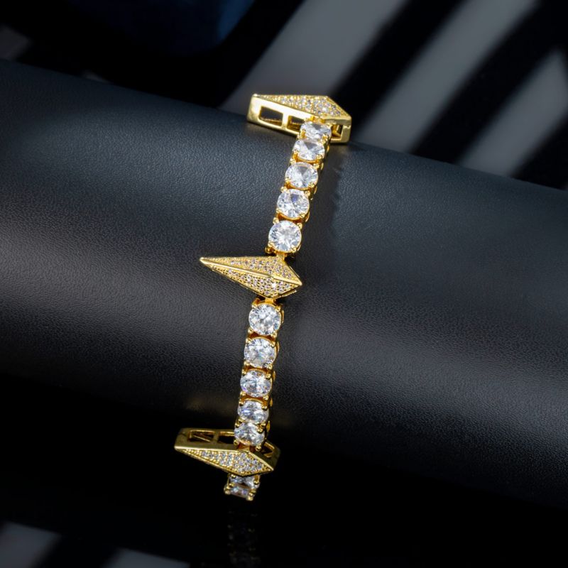 5mm "Beast Clash" Tennis Bracelet in Gold