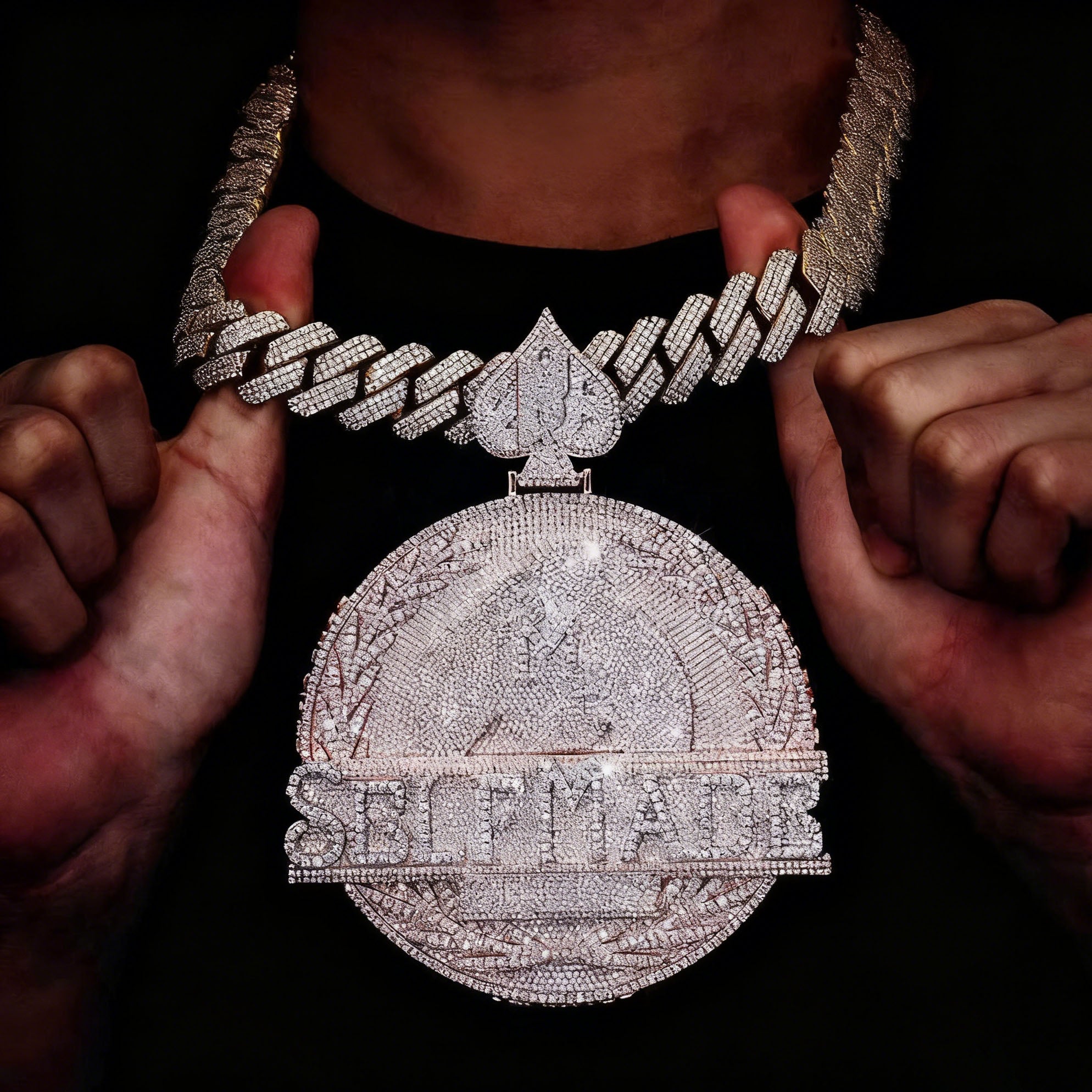 Hip Hop | "Self Made" Spade Pendant