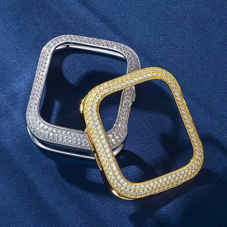 Moissanite Bezel Case Cover For iwatch