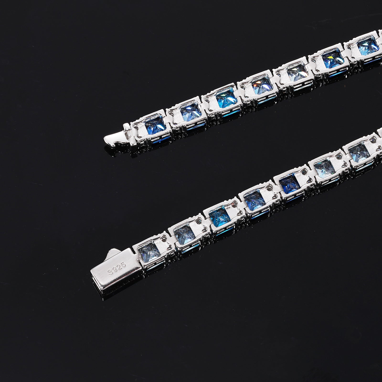 S925 silver moissanite tennis bracelet