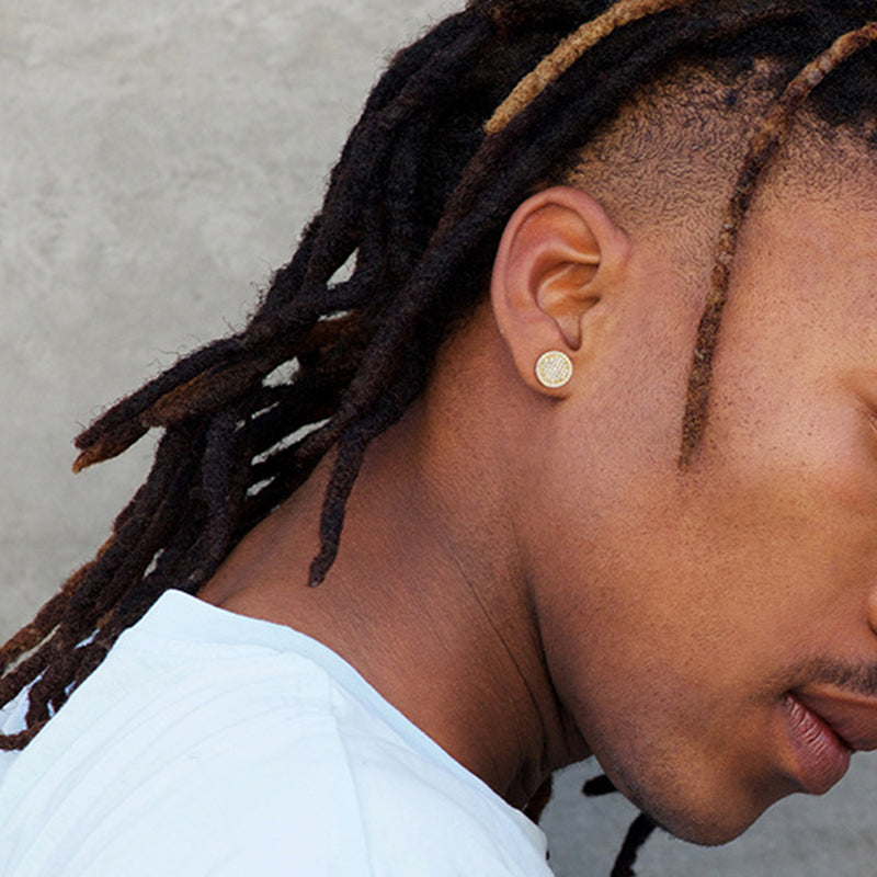 S925 & VVS Moissanite Round Earrings