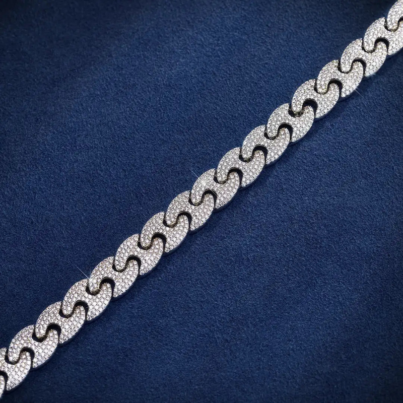 12MM Iced Out Cuban Link Chain