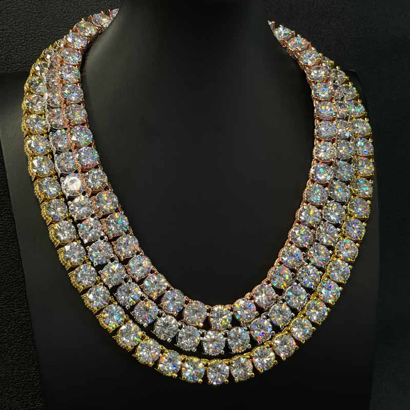 10mm Diamond Design Tennis Bracelet