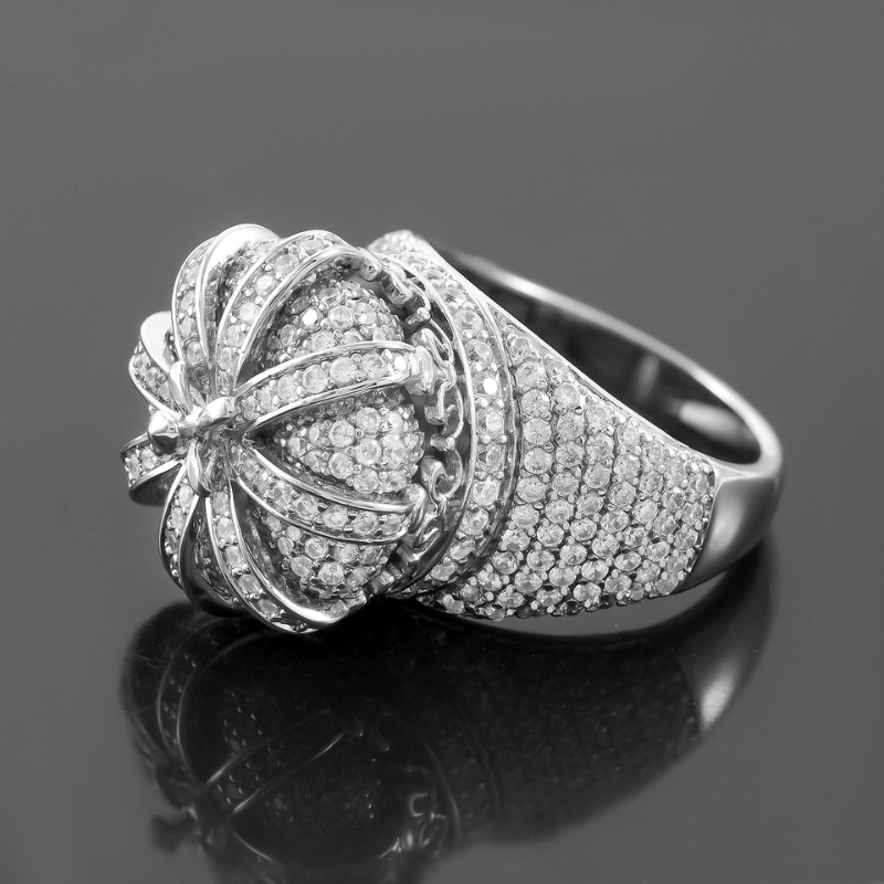 Moissanite Creative Crown Ring