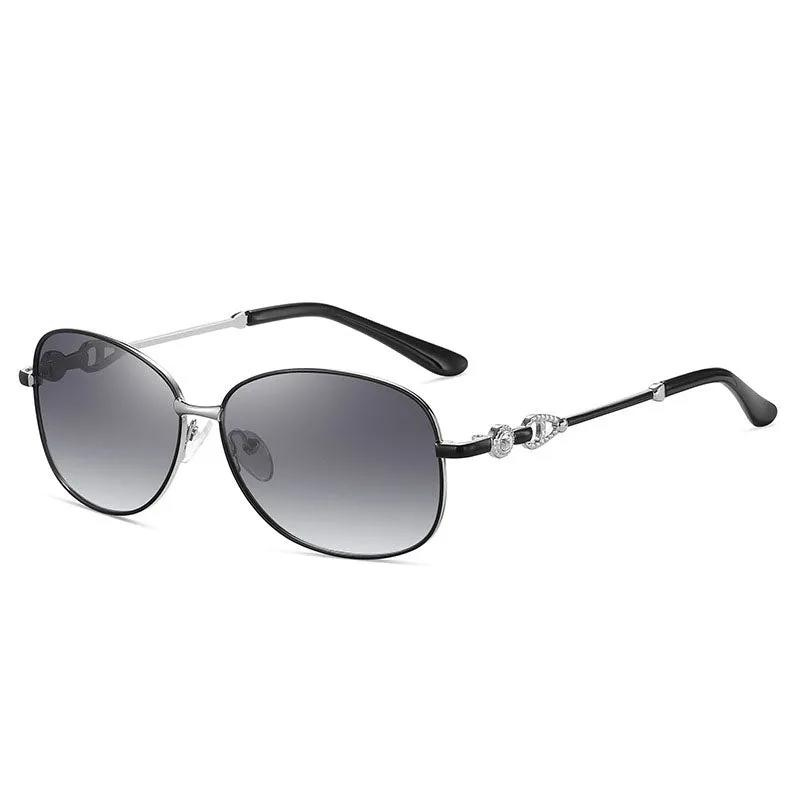 Classic Edging Diamond Design Sunglasses