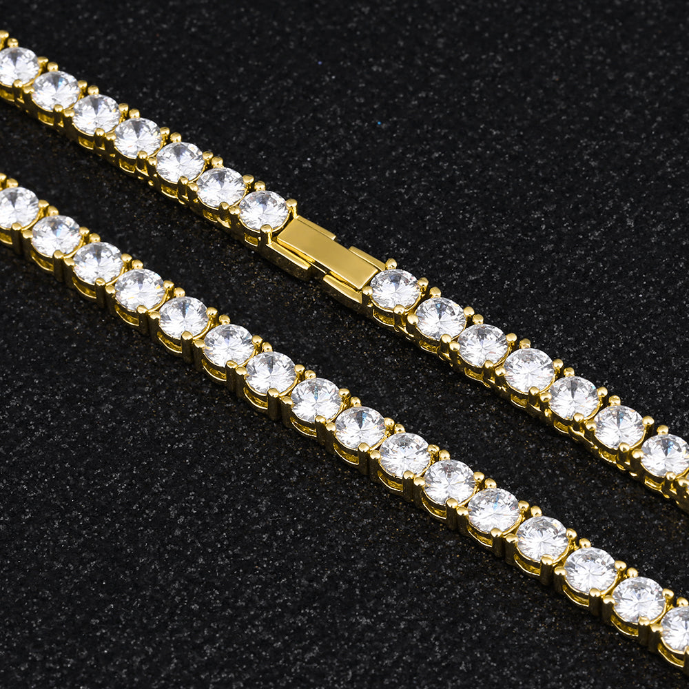 3mm Moissanite Tennis Bracelet for Men