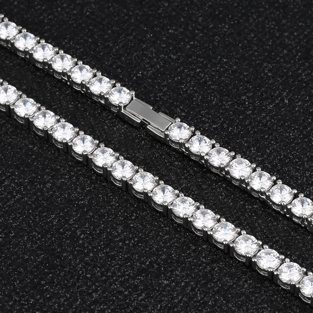 3mm Moissanite Tennis Bracelet for Men