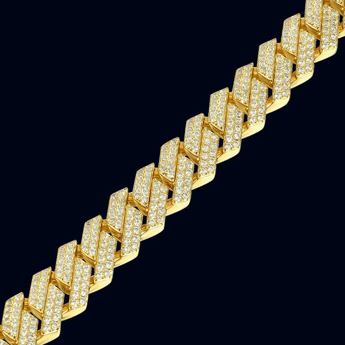 8mm Moissanite Diamond Cuban Chain