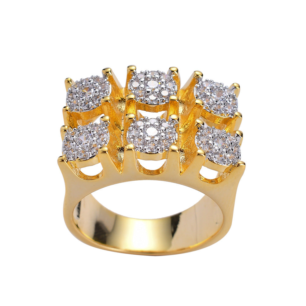 Street Style | Double Row Full Zirconium Ring