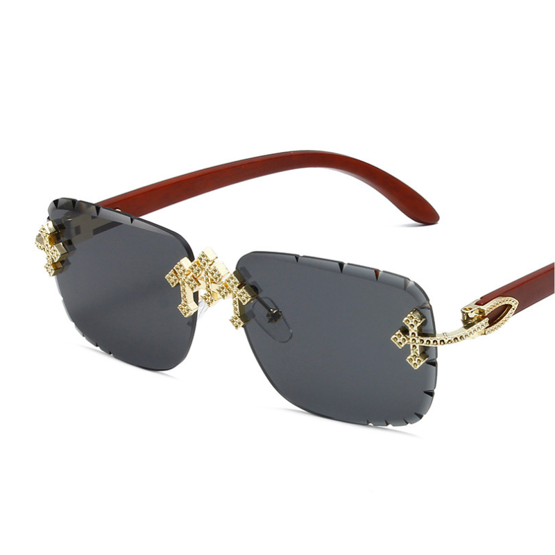 Fashionable Patterned Frameless Sunglasses