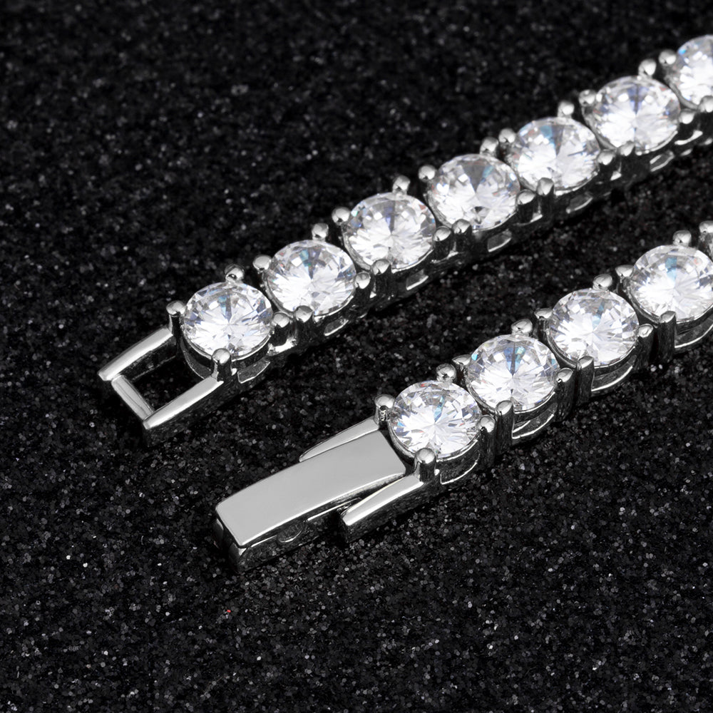 3mm Moissanite Tennis Bracelet for Men