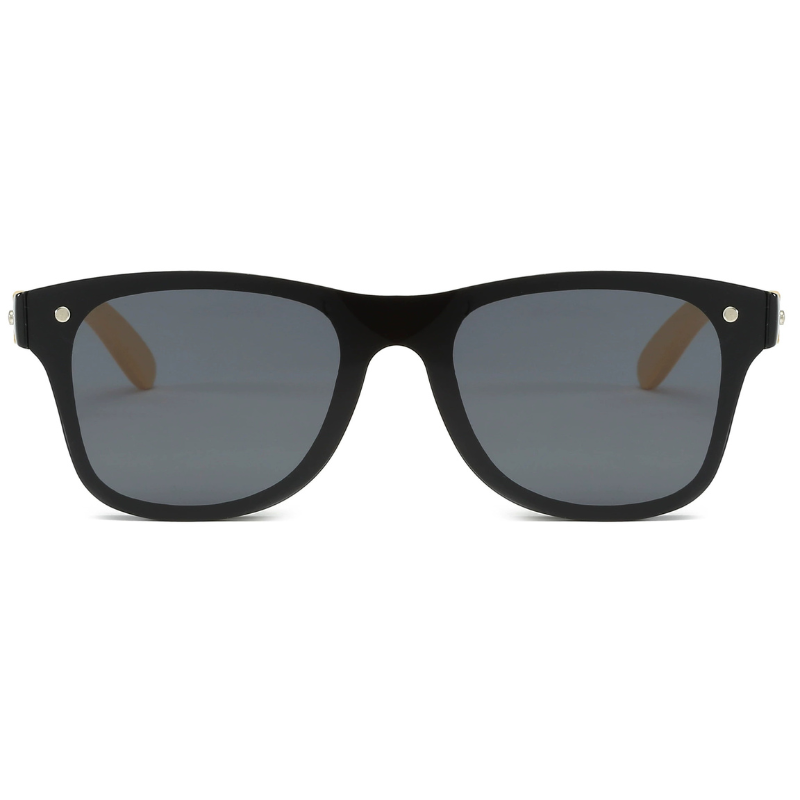 Classic Bamboo Temples Wayfarer Sunglasses