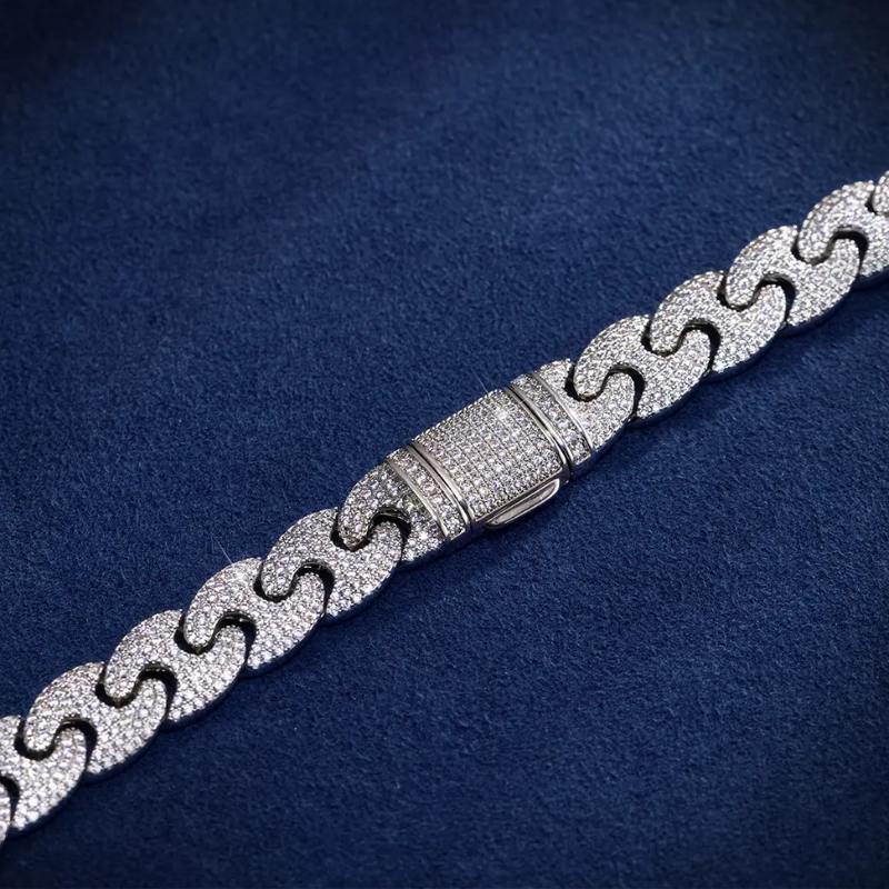 12MM Iced Out Cuban Link Chain