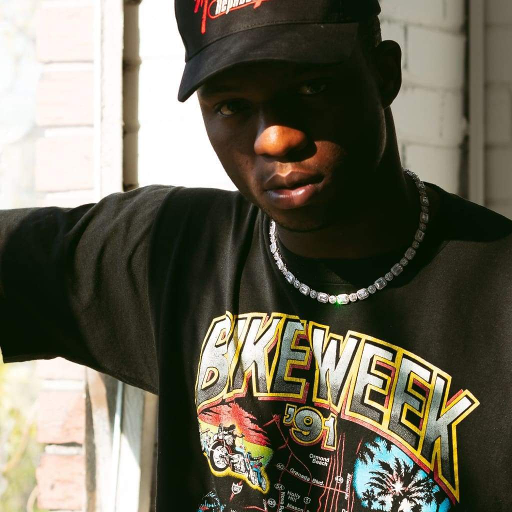 10mm Emerald Clustered Tennis Chain White Gold