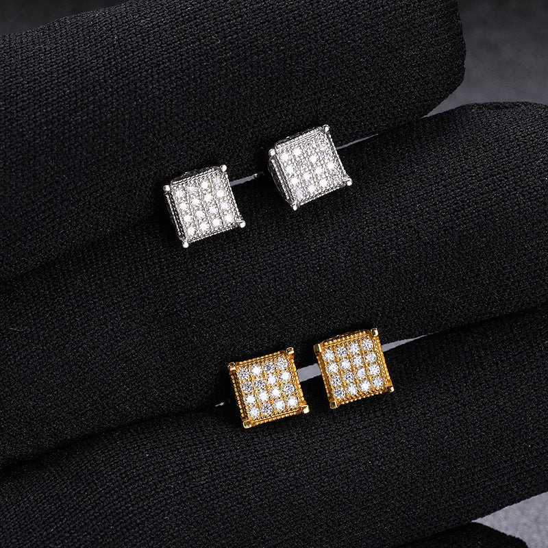 S925 & VVS Moissanite 1.2mm Earrings