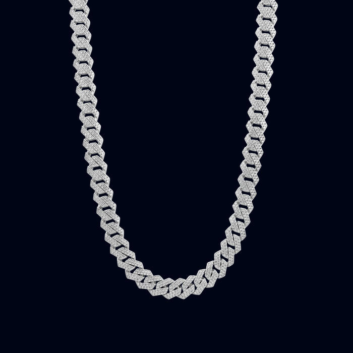 8mm Moissanite Diamond Cuban Chain
