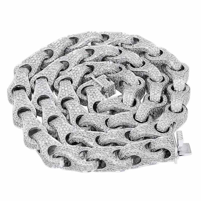 Moissanite Hip Hop Personalized Cylinder Cross Bracelet