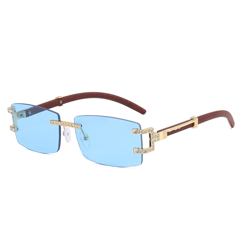 Personalized Stylish Rimless Cut Edge Glasses