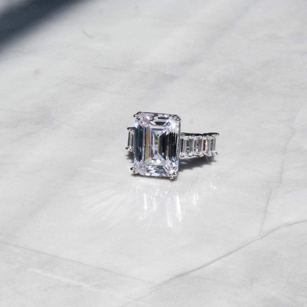 Emerald Cut Diamond Ring