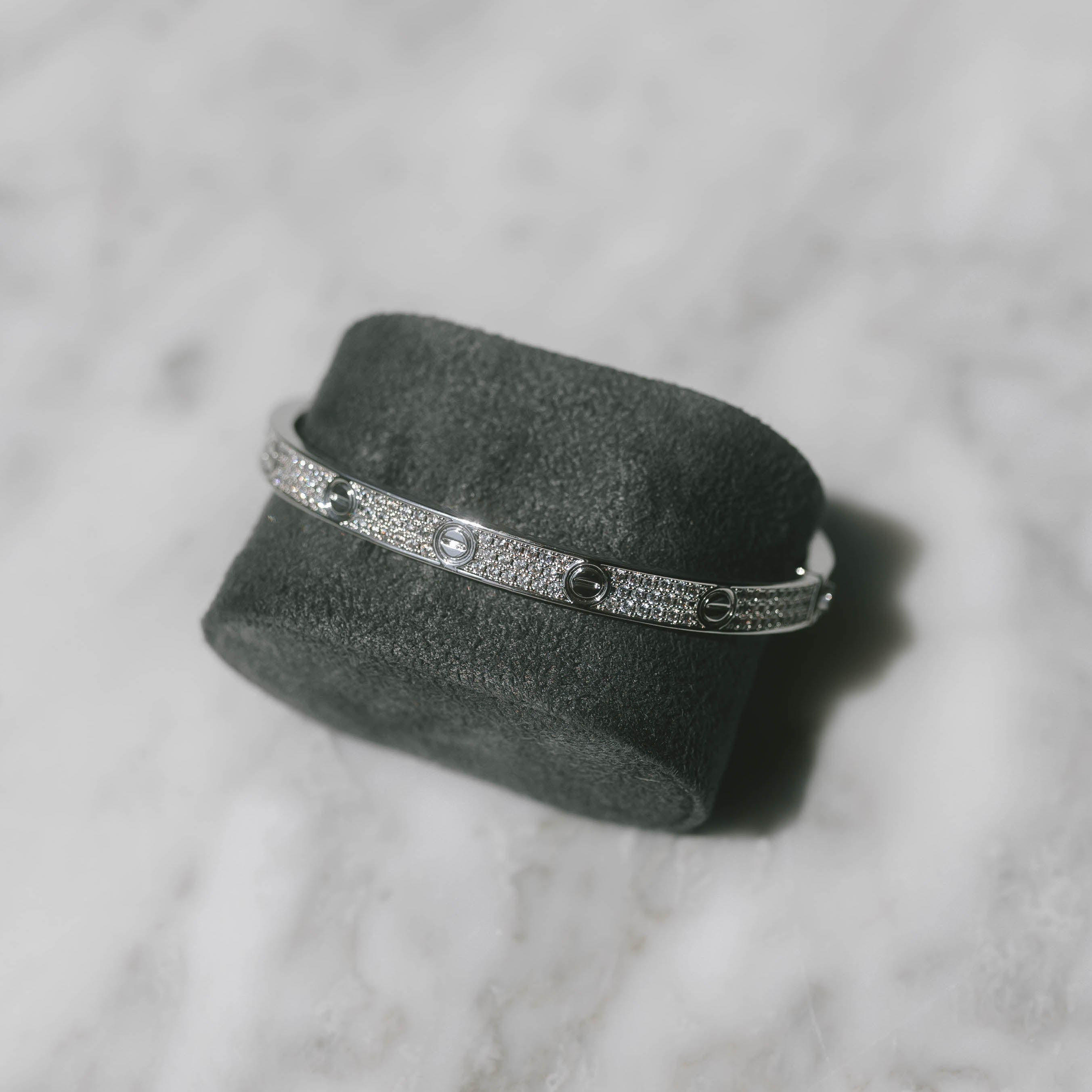 Moissanite Iced Band Bracelet For Men