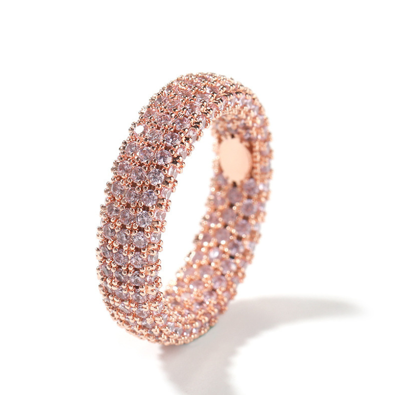 Moissanite Simple Luxury Full Diamond Ring