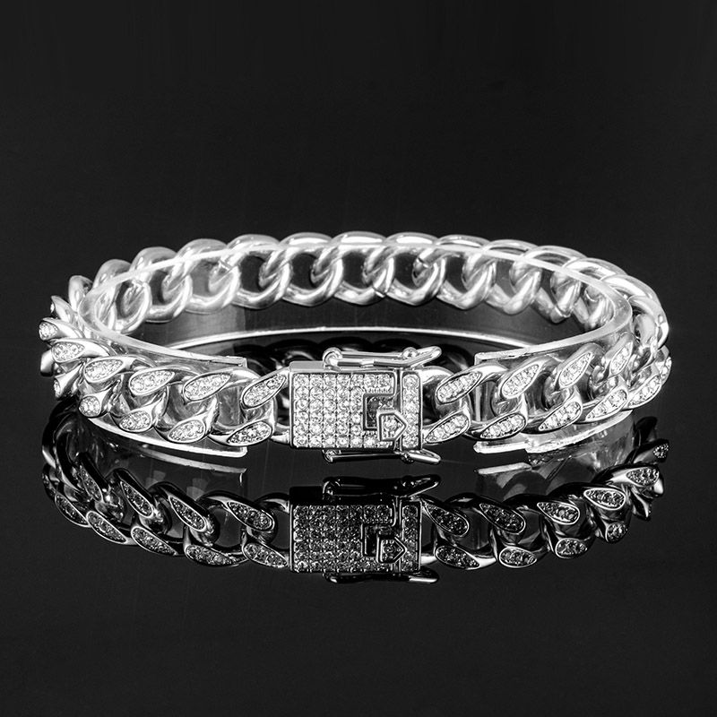 10mm Tear Drop Miami Cuban Bracelet