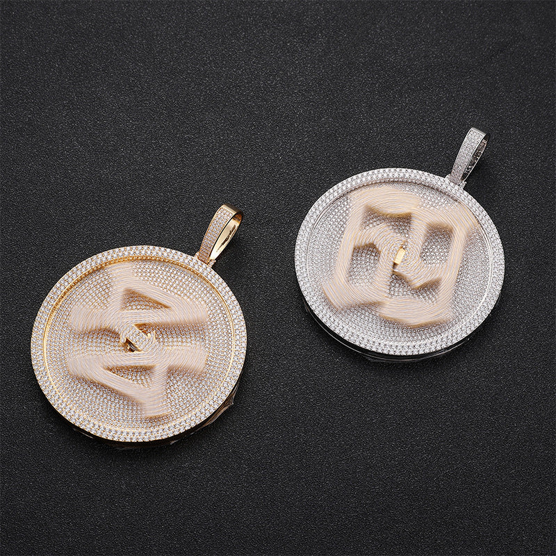 Custom | "69" Rotatable Large Turntable Solid Pendant