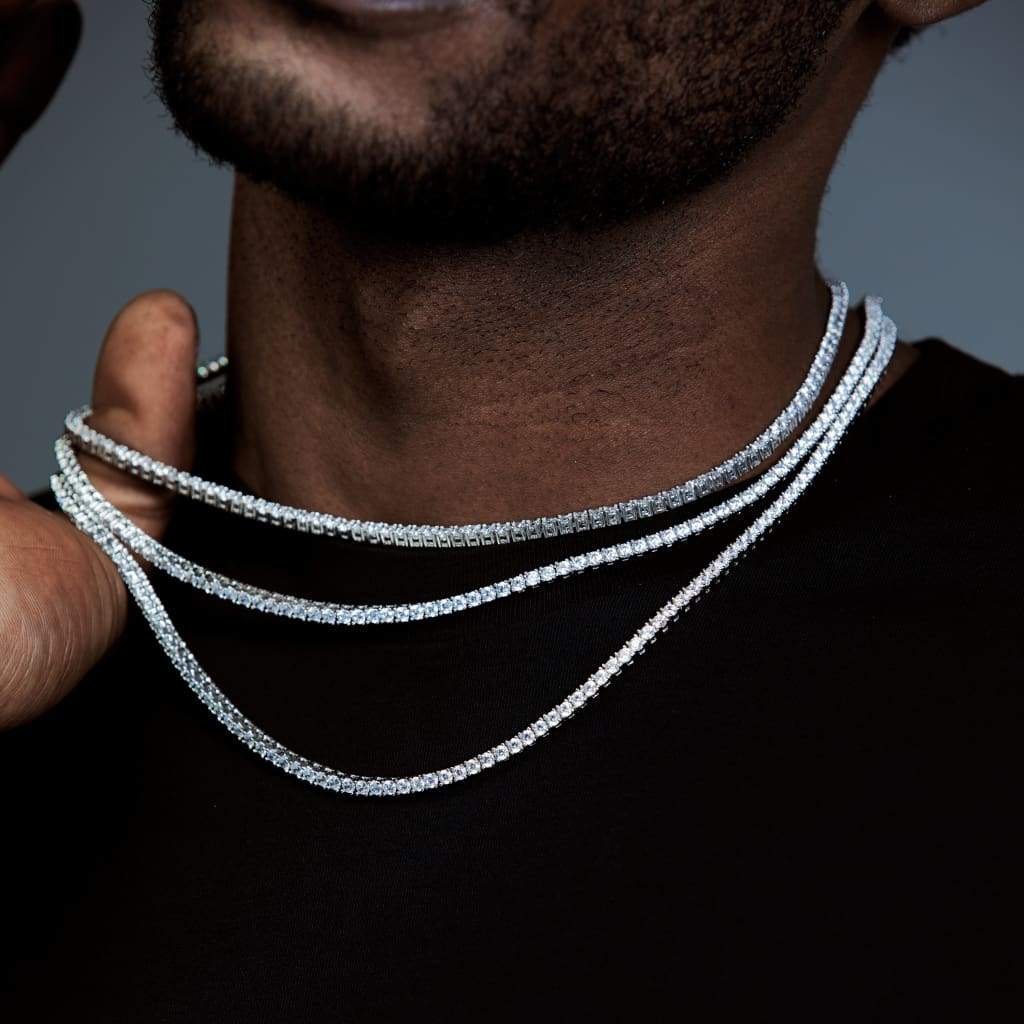 4mm Moissanite Diamond Tennis Chain