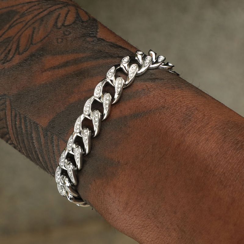 10mm Tear Drop Miami Cuban Bracelet