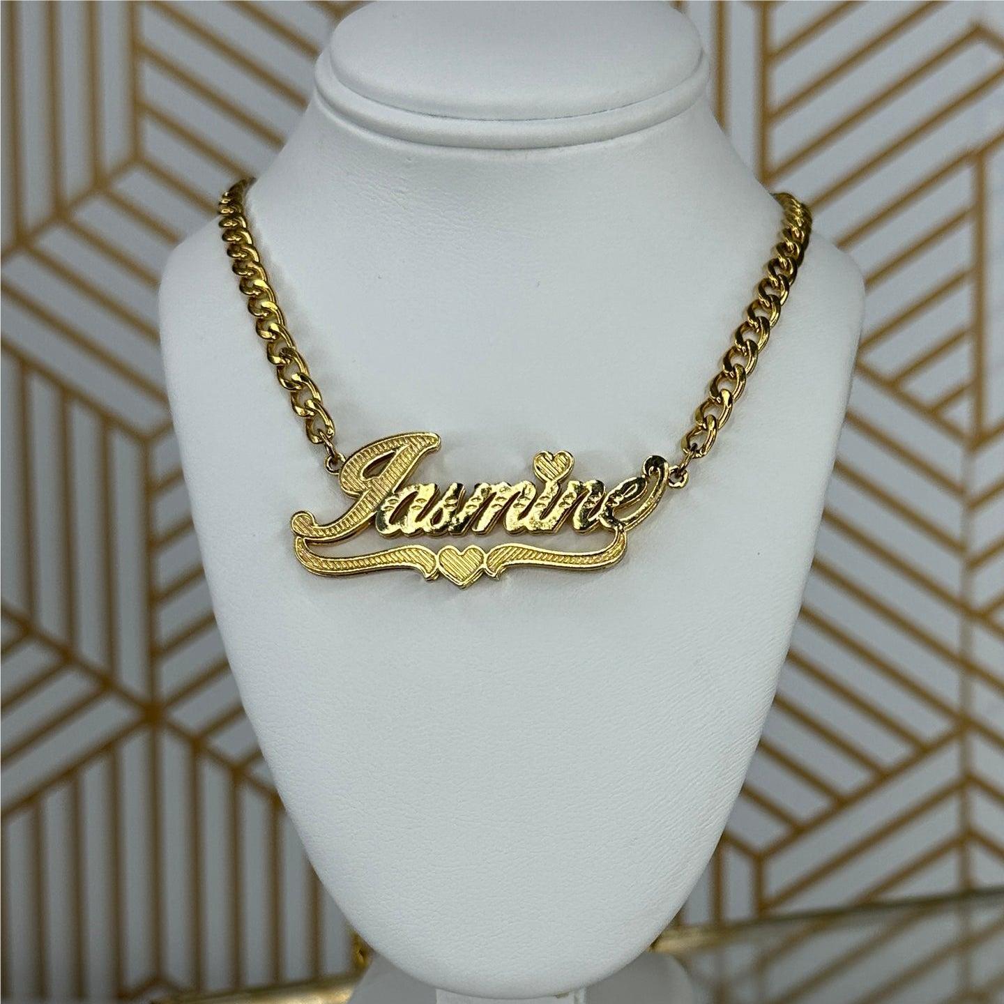 Alphabet Double Layer Custom Pendents