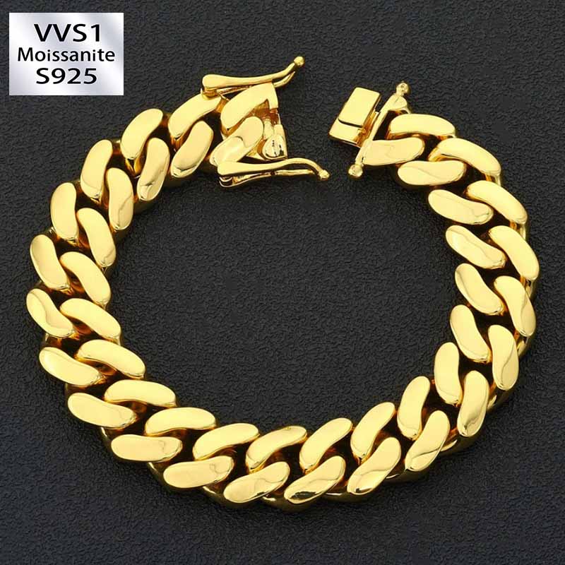30mm/40mm Classic Glossy Cuban Bracelet