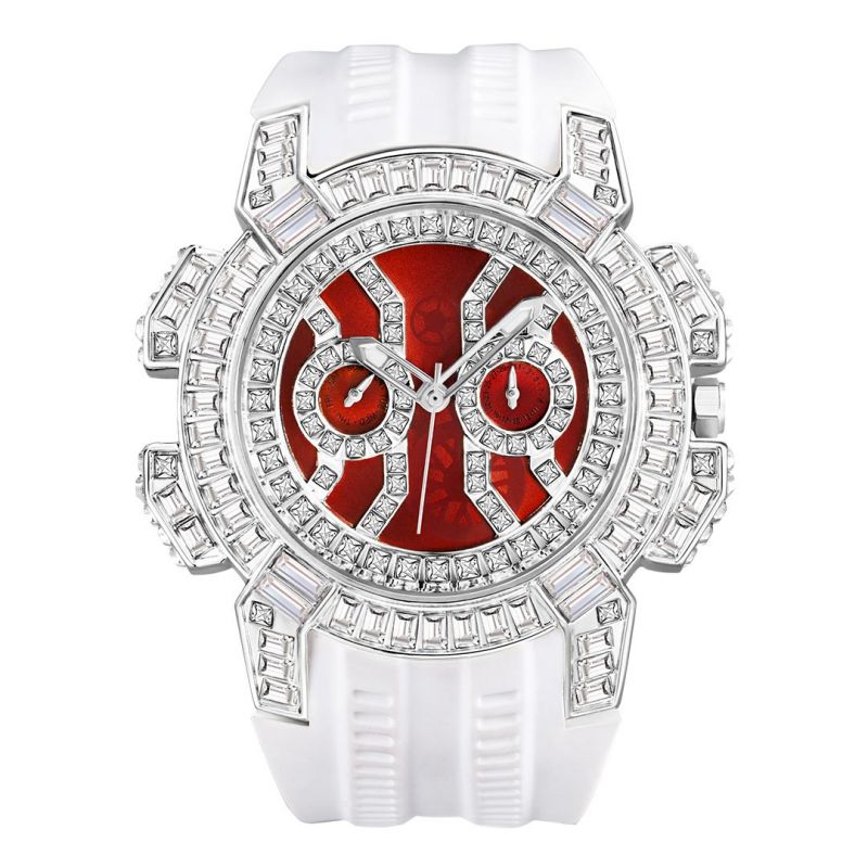 Baguette Stone Sports Watch - Sapphire Crystal, Japanese Quartz