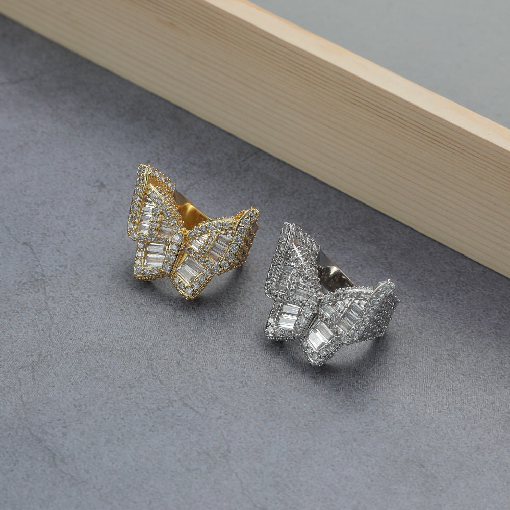 Butterfly Three-dimensional Ring
