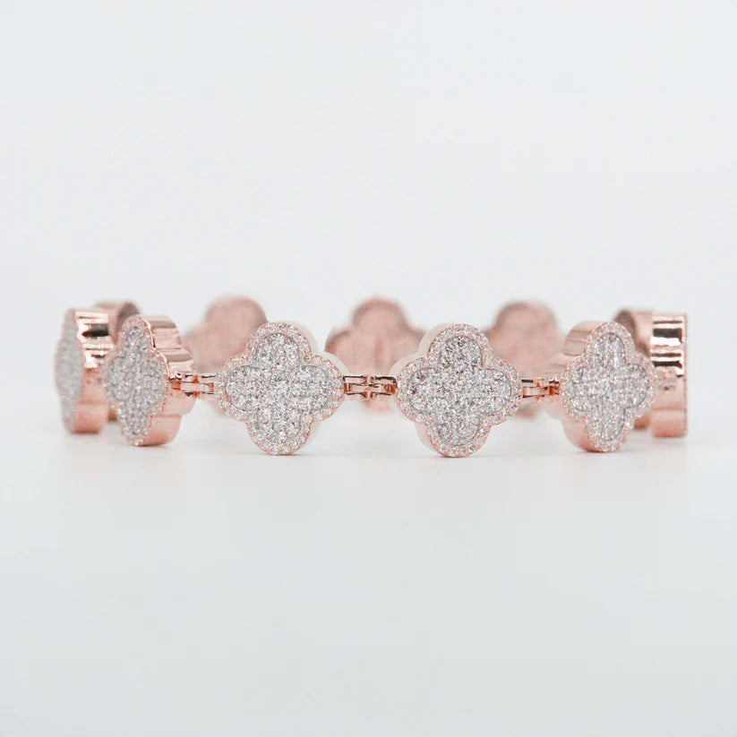 S925 Silver Moissanite Lucky Bracelet