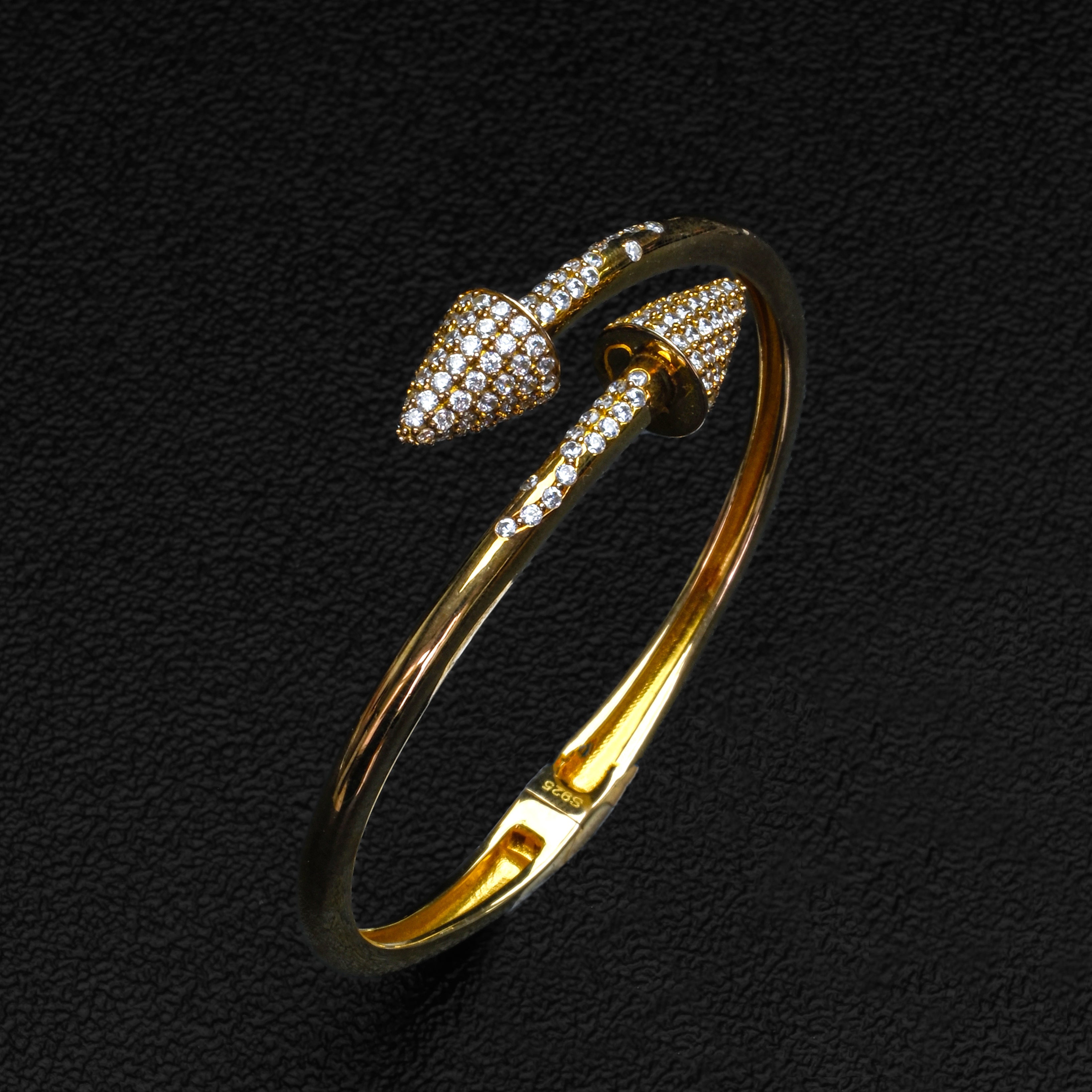 Morganite Double Arrow Personalized Delicate Bracelet