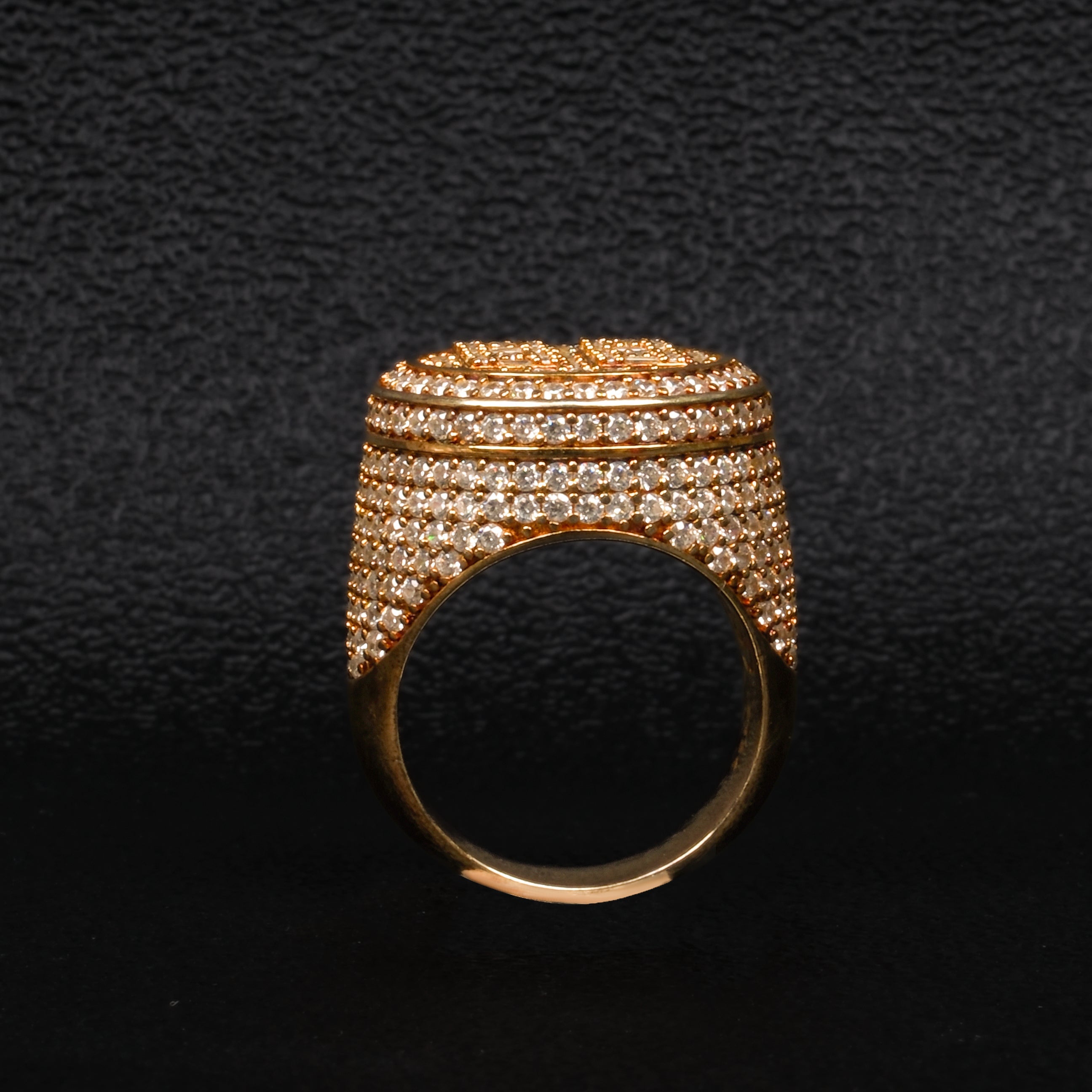 Moissanite Creative Round Ring