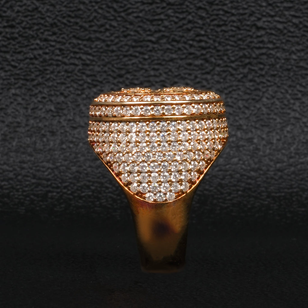 Moissanite Creative Round Ring