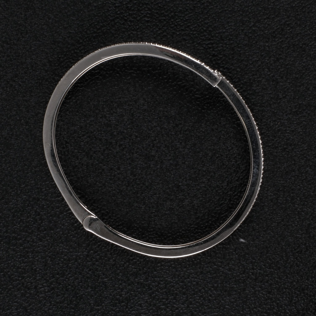 Morganite square diamond bracelet