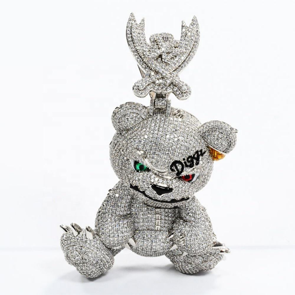 3D "Teddy" | 925S | Bear Pendant