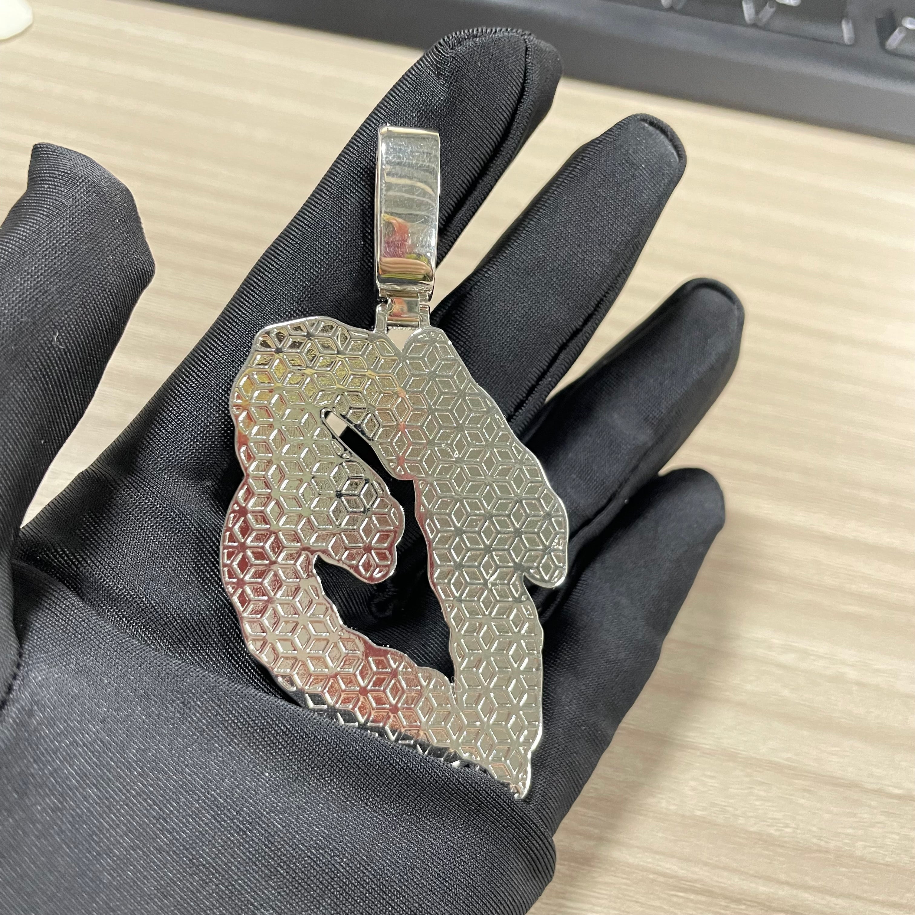 （In Stock）S925 Moissanite Number 13 Pendant