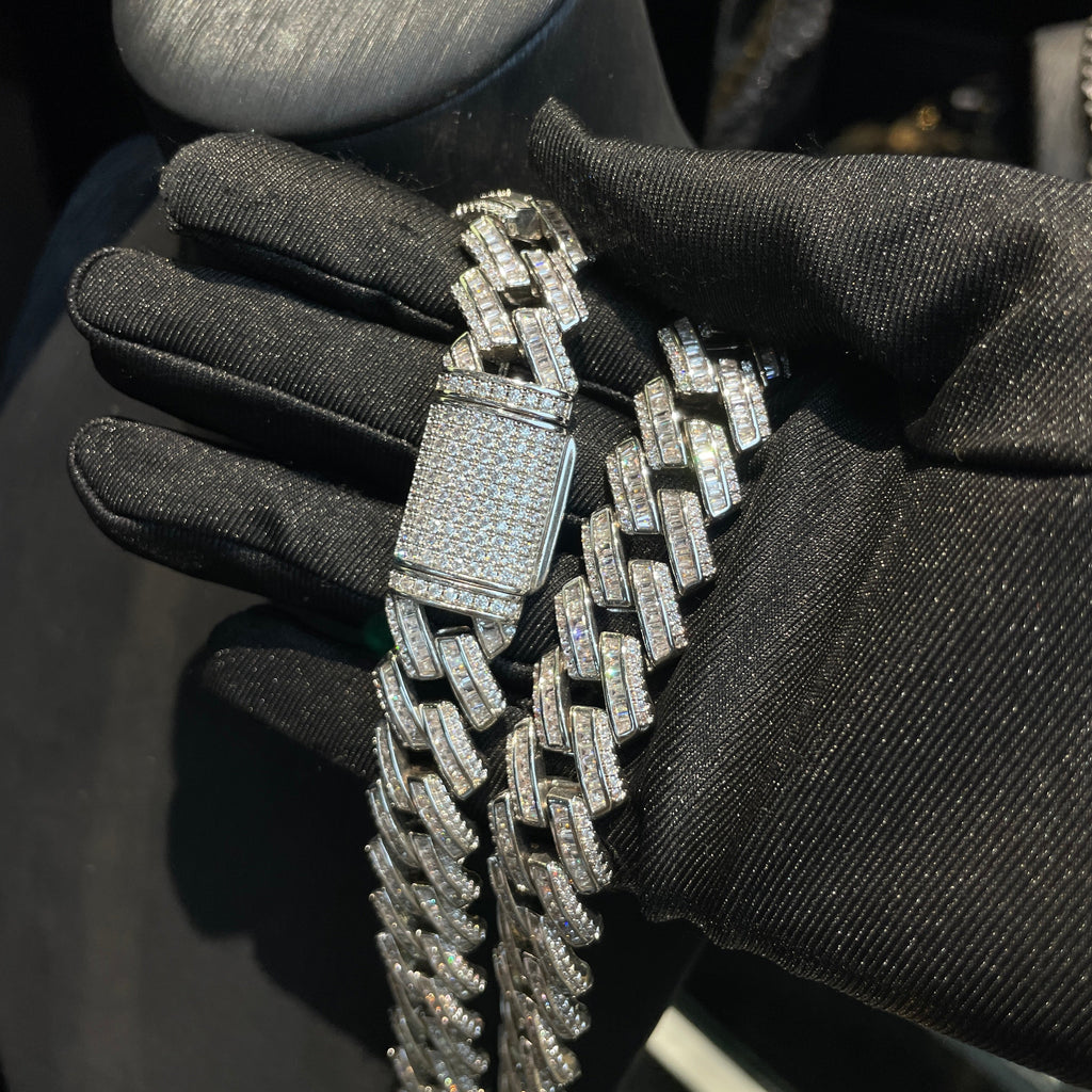 16mm Moissanite Personalized New Style Cuban Chain