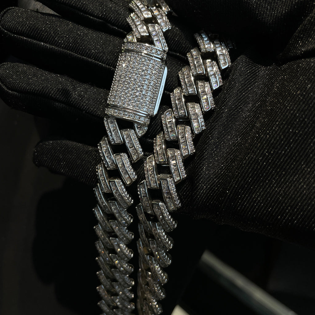 16mm Moissanite Personalized New Style Cuban Chain