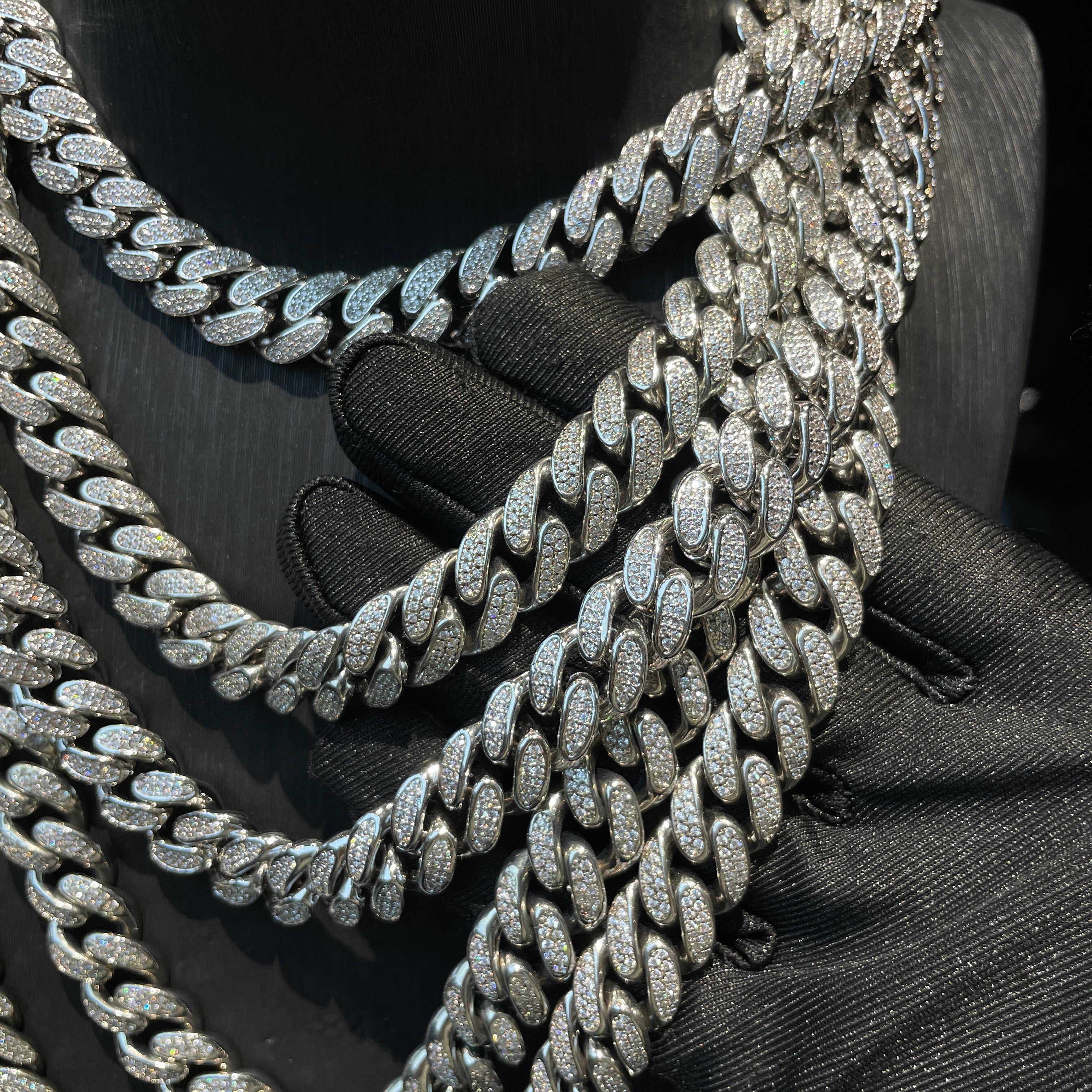 Moissanite Hip-Hop Trapezoid Cuban Link Chain