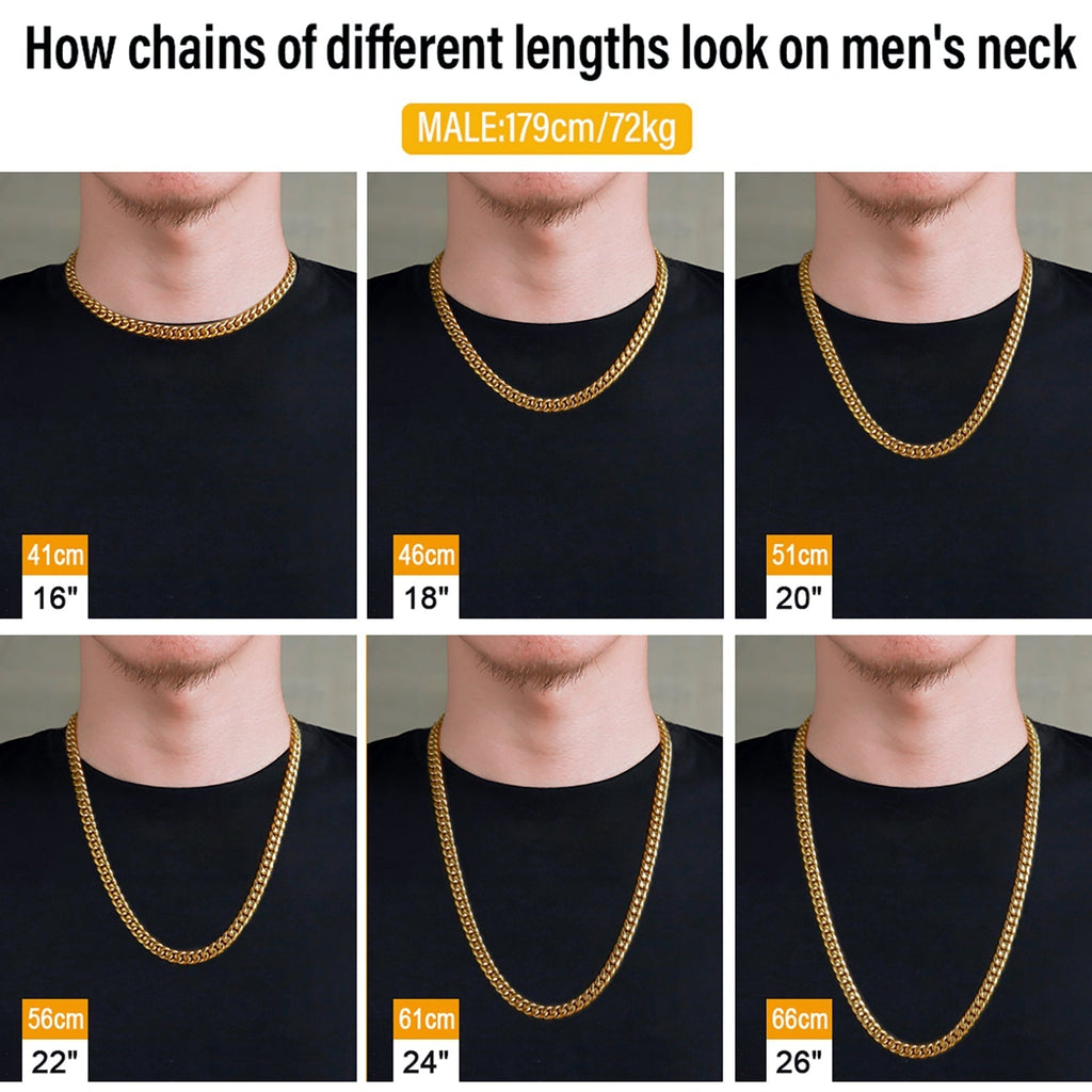 8mm Miami Cuban Link Chain