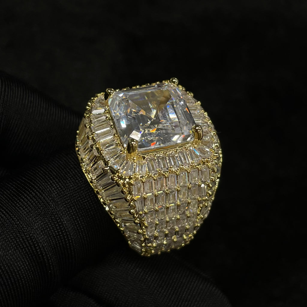 Moissanite Layered Diamond Ring