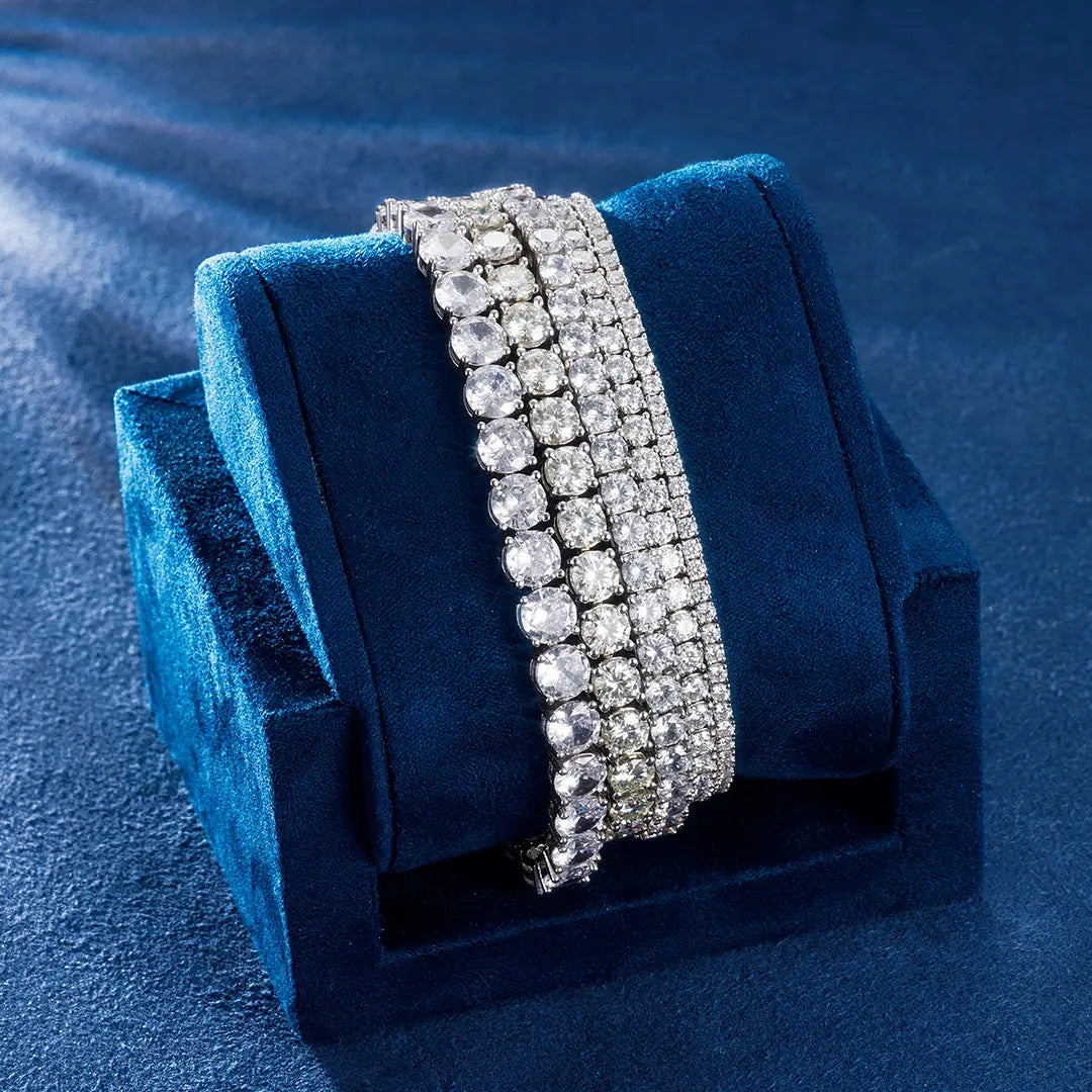 S925 Moissanite Tennis Bracelet For Men