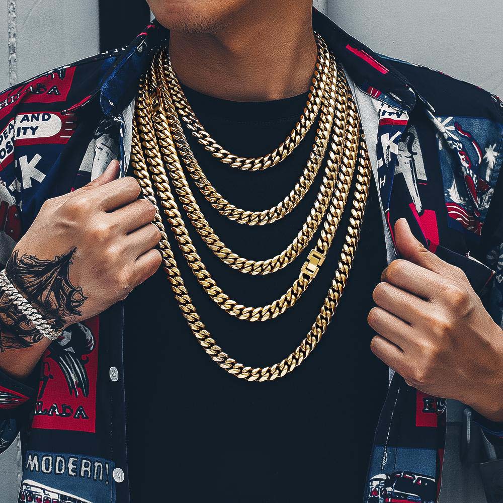 3mm-12mm Miami Cuban Link Chain